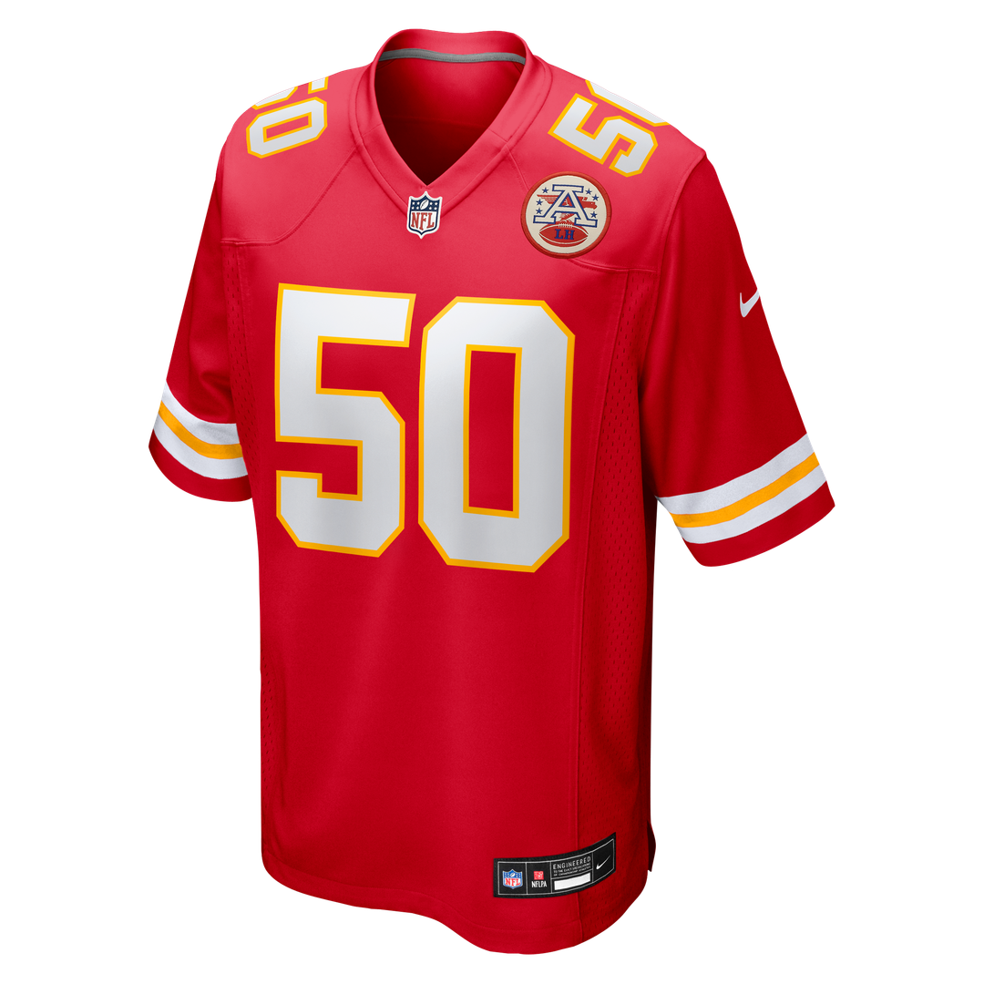 Brandon George Kansas City Chiefs Nike Team Game Jersey -  Red