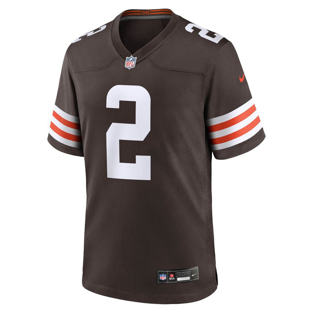 Shedeur Sanders Cleveland Browns Nike Game Jersey - Brown