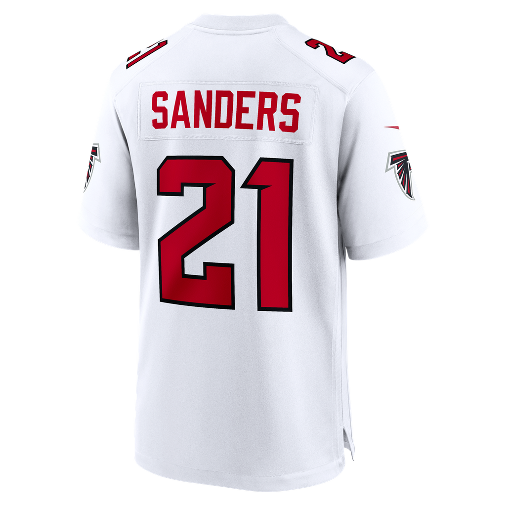 Deion Sanders Atlanta Falcons Nike Retired Player Game Jersey - White