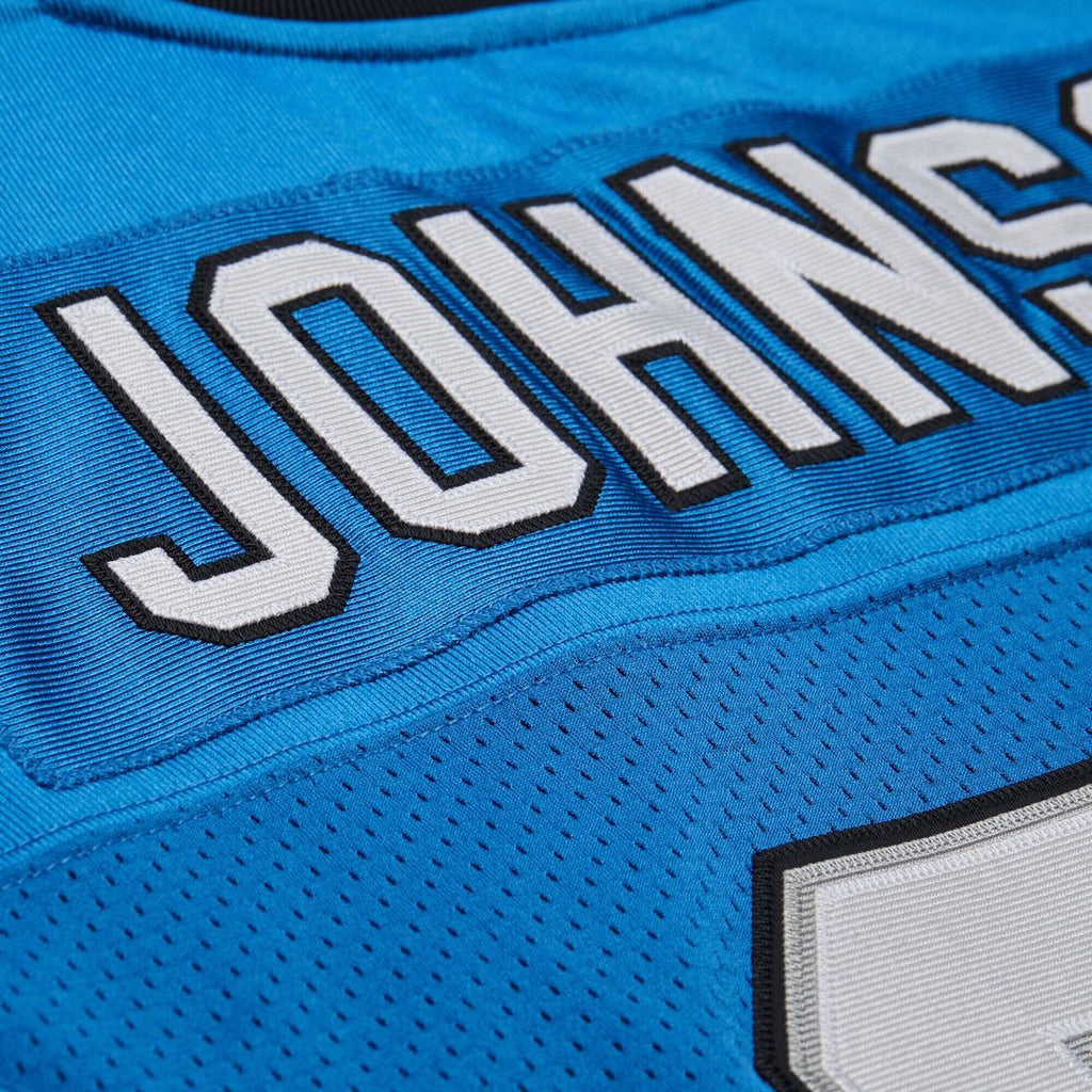 Calvin Johnson Detroit Lions Mitchell & Ness 2007 Authentic Throwback Retired Player Jersey - Blue