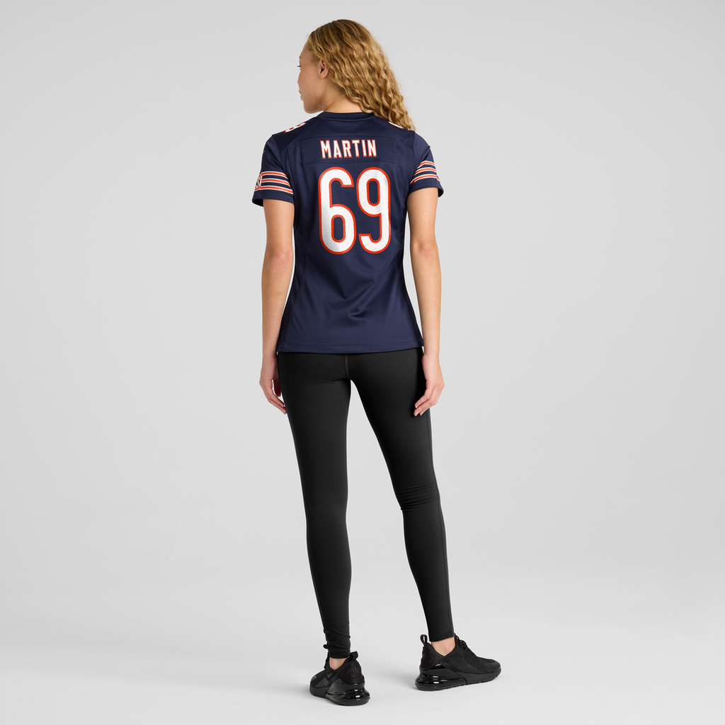 Jeremiah Martin Chicago Bears Nike Women's Team Game Jersey -  Navy