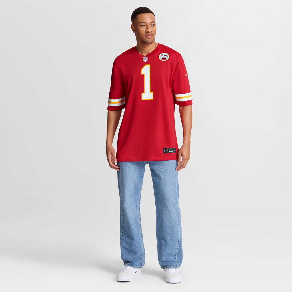 Xavier Worthy Kansas City Chiefs Nike  Player Game Jersey - Red