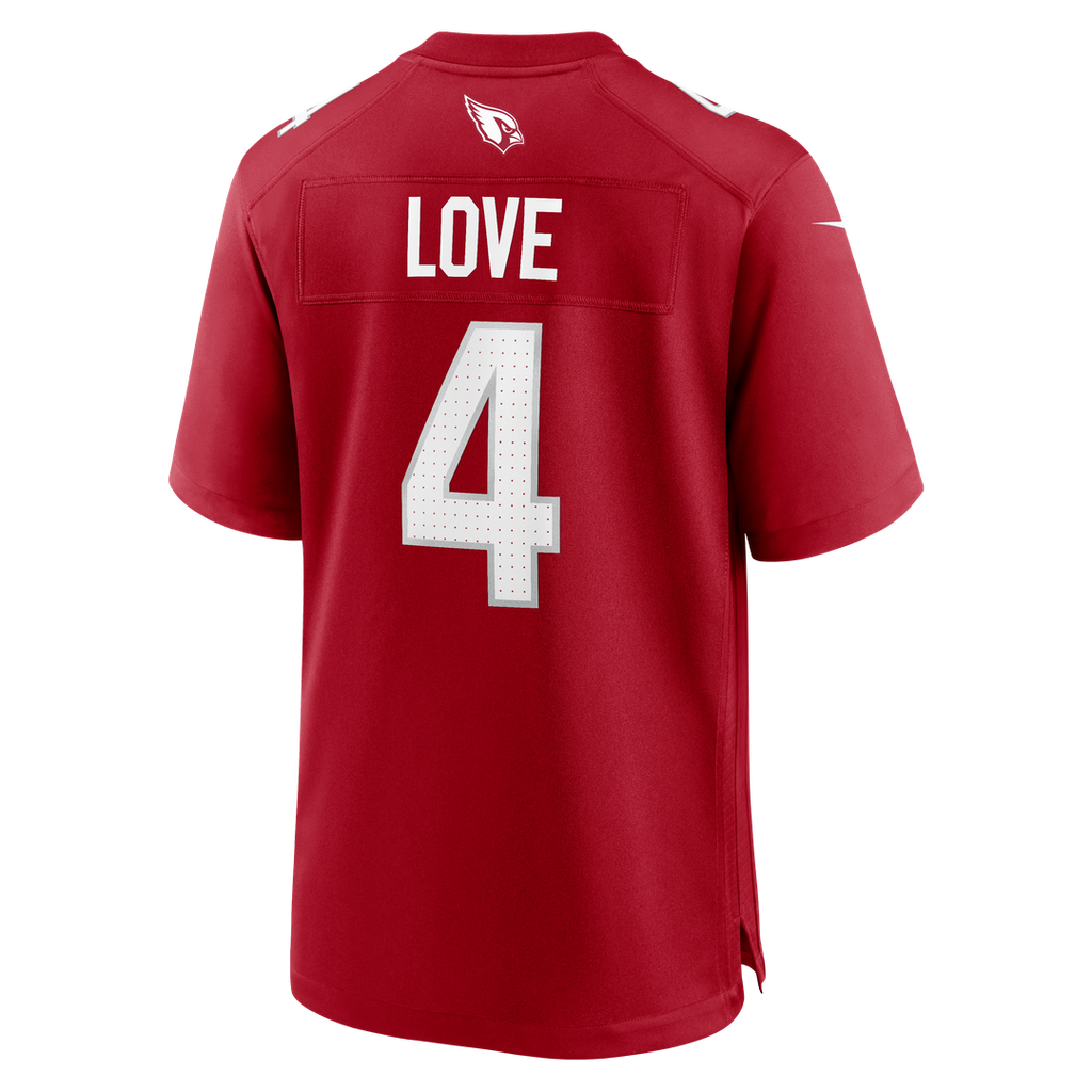 Jeremiyah Love Arizona Cardinals Nike 2026 NFL Draft First Round Pick No. 3 Team Game Jersey - Cardinal