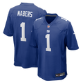 Malik Nabers New York Giants Nike  Player Game Jersey - Royal