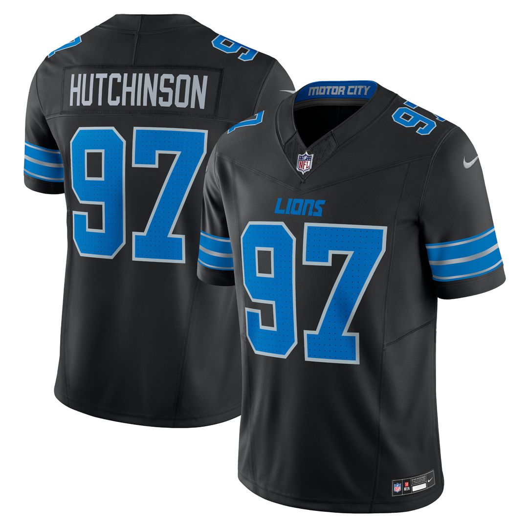 Aidan Hutchinson Detroit Lions Nike Vapor F.U.S.E. Limited Jersey - White