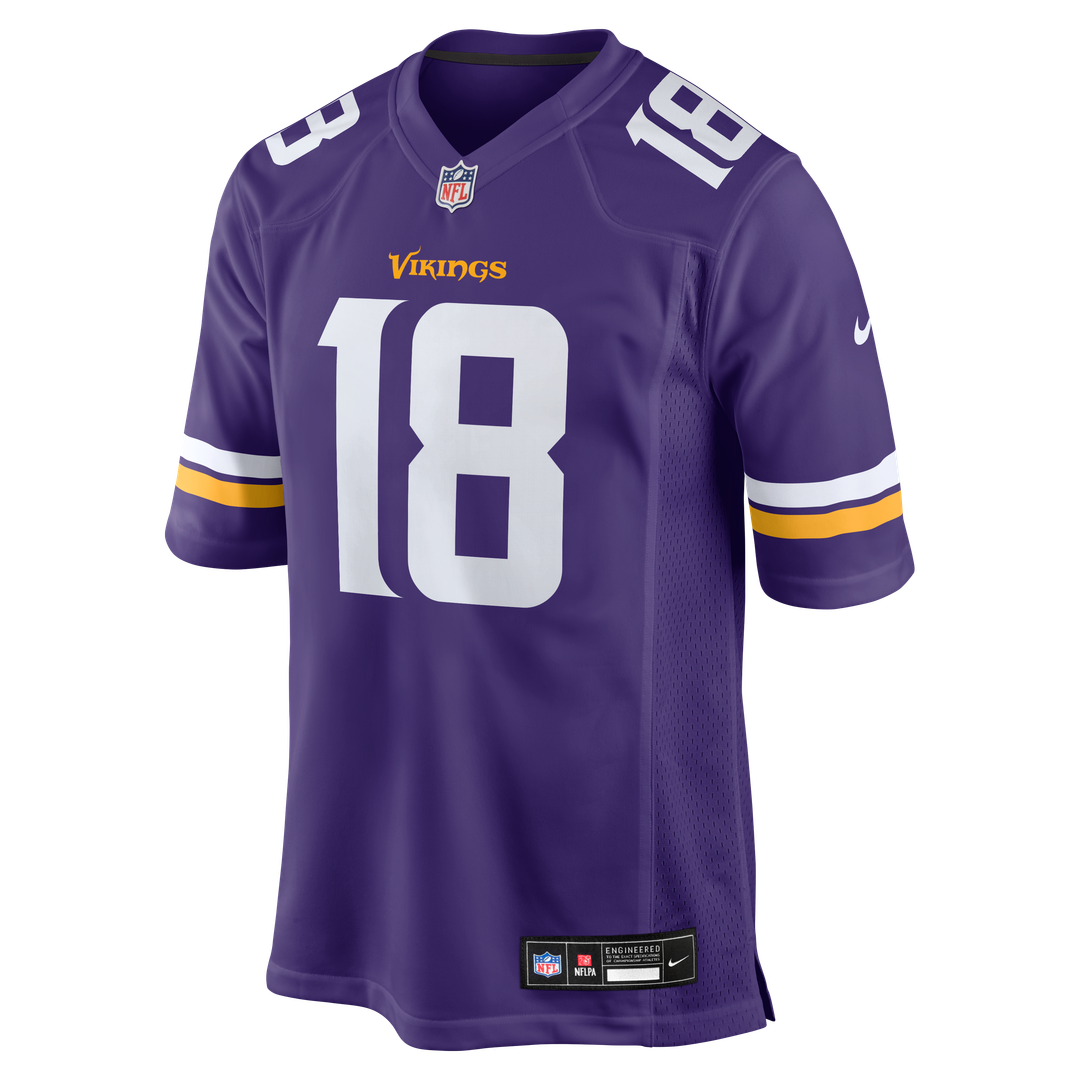 Justin Jefferson Minnesota Vikings Nike Game Jersey - Purple