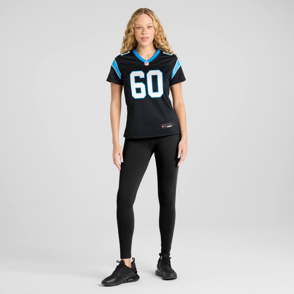 Nick Samac Carolina Panthers Nike Women's Team Game Jersey -  Black