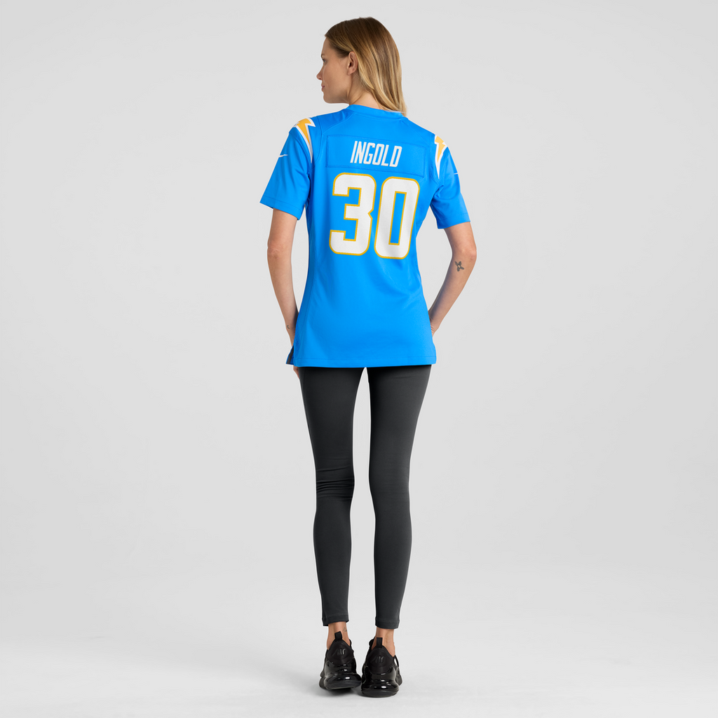 Alec Ingold Los Angeles Chargers Nike Women's Team Game Jersey -  Powder Blue