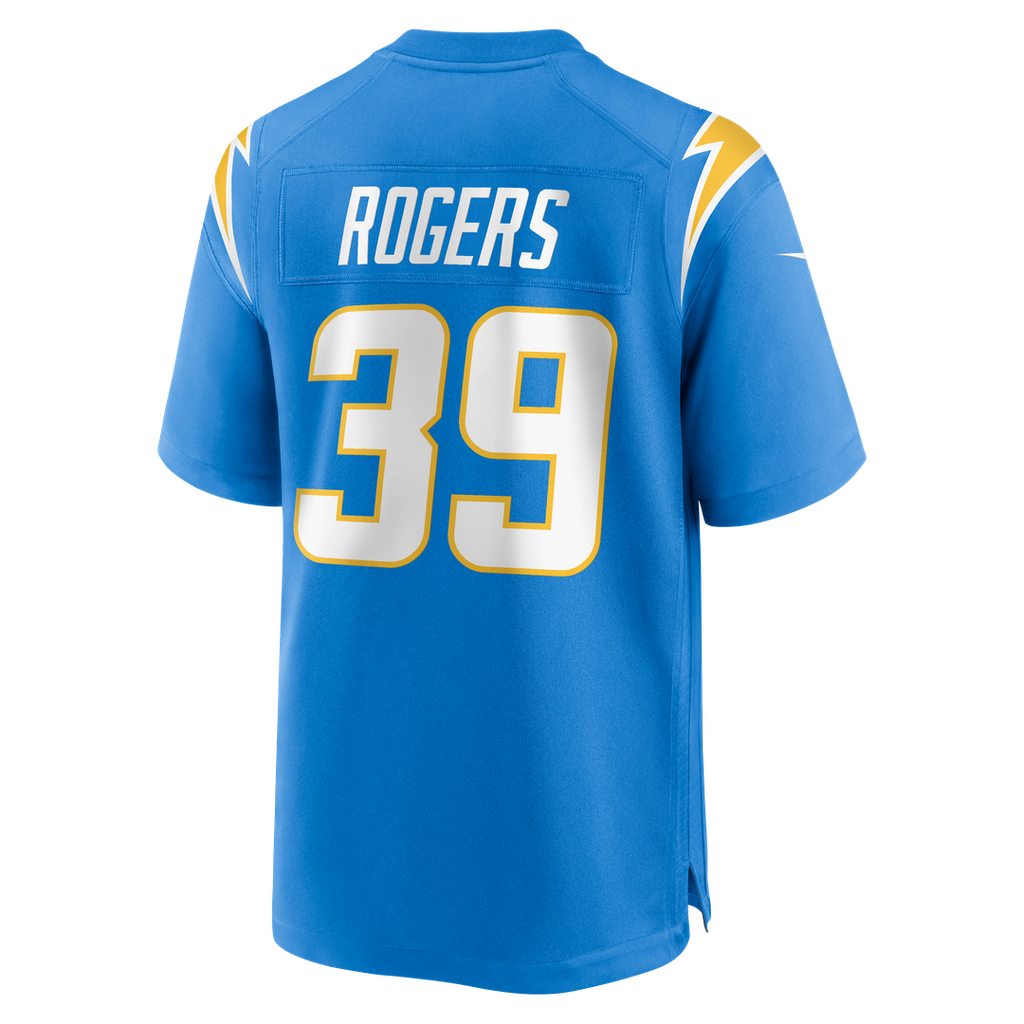 Eric Rogers Los Angeles Chargers Nike Team Game Jersey -  Powder Blue