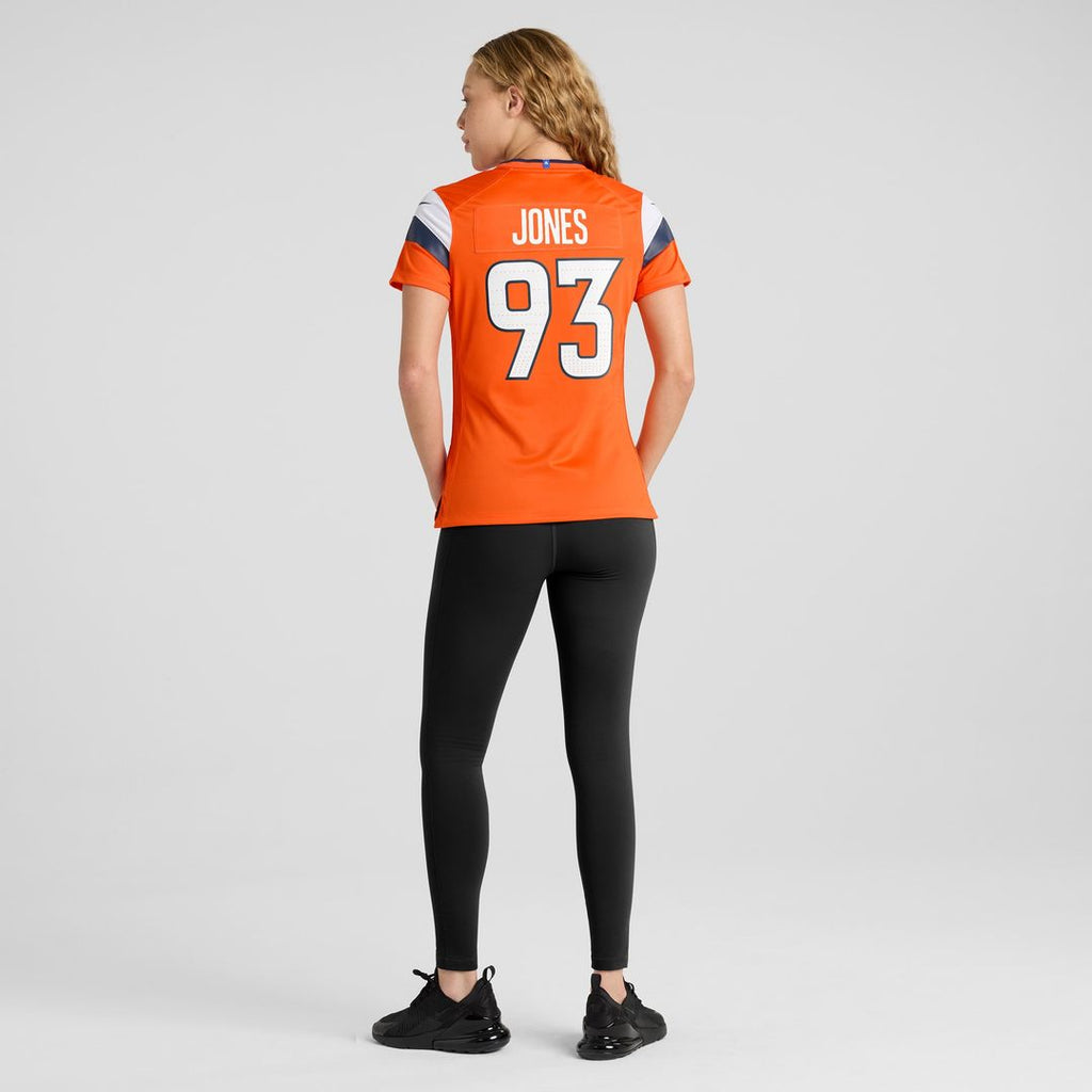 D.J. Jones Denver Broncos Nike Women's Team Game Jersey -  Orange
