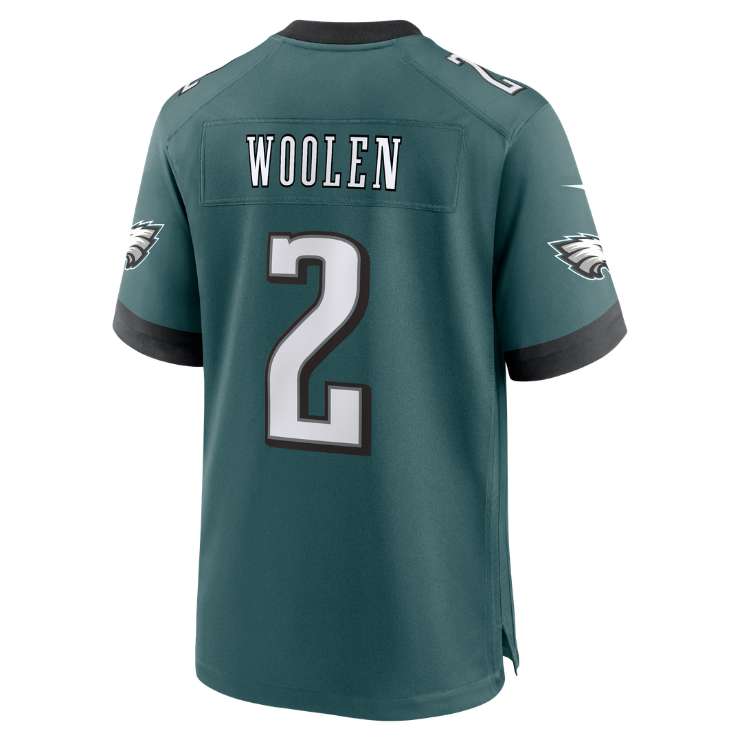 Tariq Woolen Philadelphia Eagles Nike Alternate Game Jersey -  Kelly Green