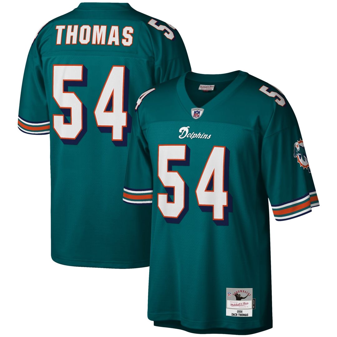 Zach Thomas Miami Dolphins Mitchell & Ness Legacy Replica Jersey - White