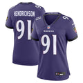 Trey Hendrickson Baltimore Ravens Nike Women's Team Game Jersey - Purple