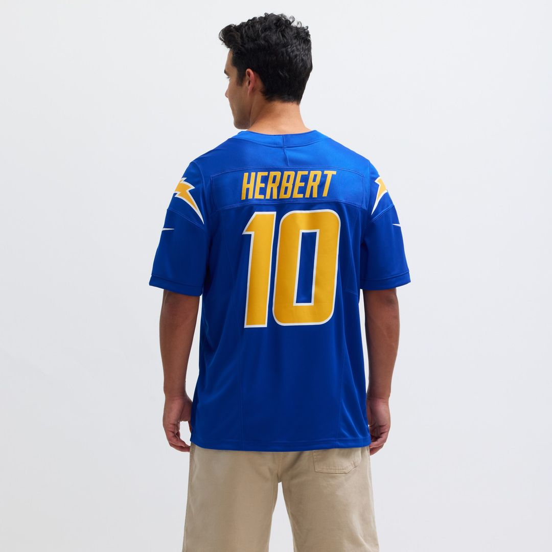 Justin Herbert Los Angeles Chargers Nike Alternate Charger Power Vapor F.U.S.E. Limited Jersey - Gold