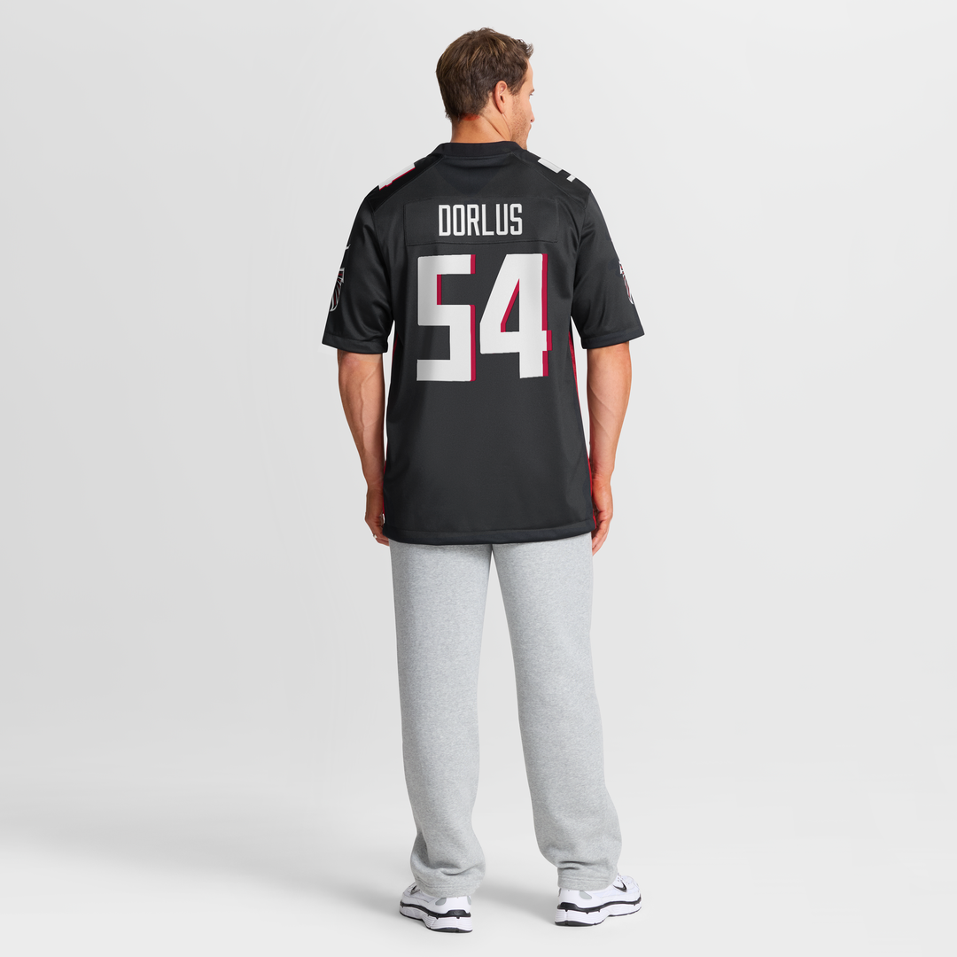 Brandon Dorlus Atlanta Falcons Nike Team Game Jersey -  Black