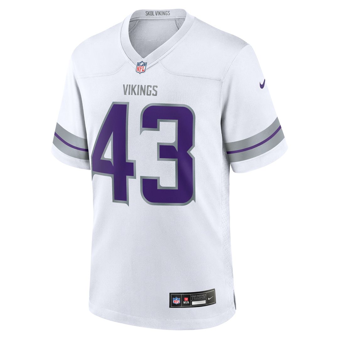 Andrew Van Ginkel Minnesota Vikings Nike Team Game Jersey -  Purple