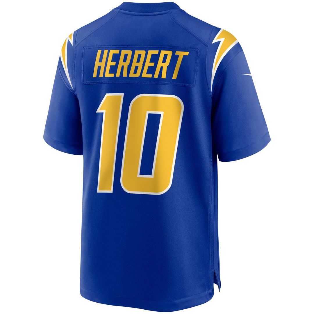 Justin Herbert Los Angeles Chargers Nike Alternate Game Jersey - Navy