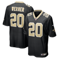 Pete Werner New Orleans Saints Nike Game Jersey - Black