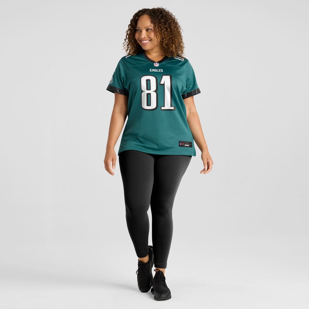 Grant Calcaterra Philadelphia Eagles Nike Women's Team Game Jersey - Midnight Green