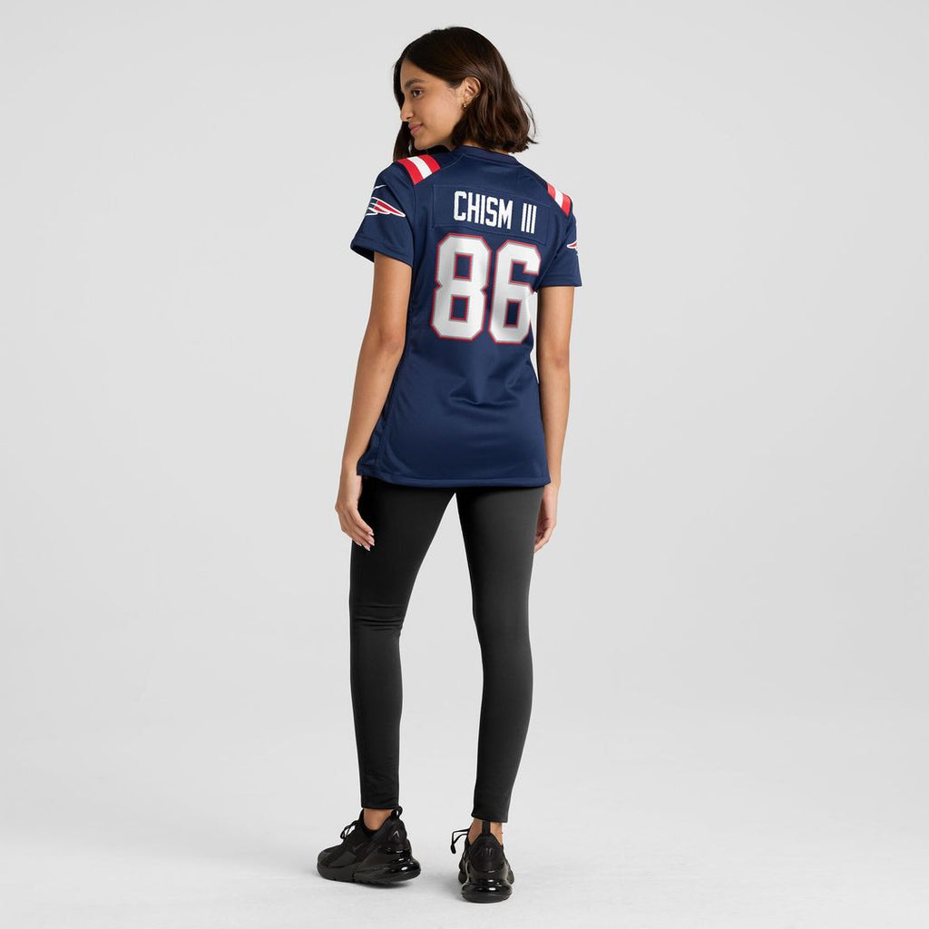 Efton Chism III New England Patriots Nike Women's Team Game Jersey -  Navy