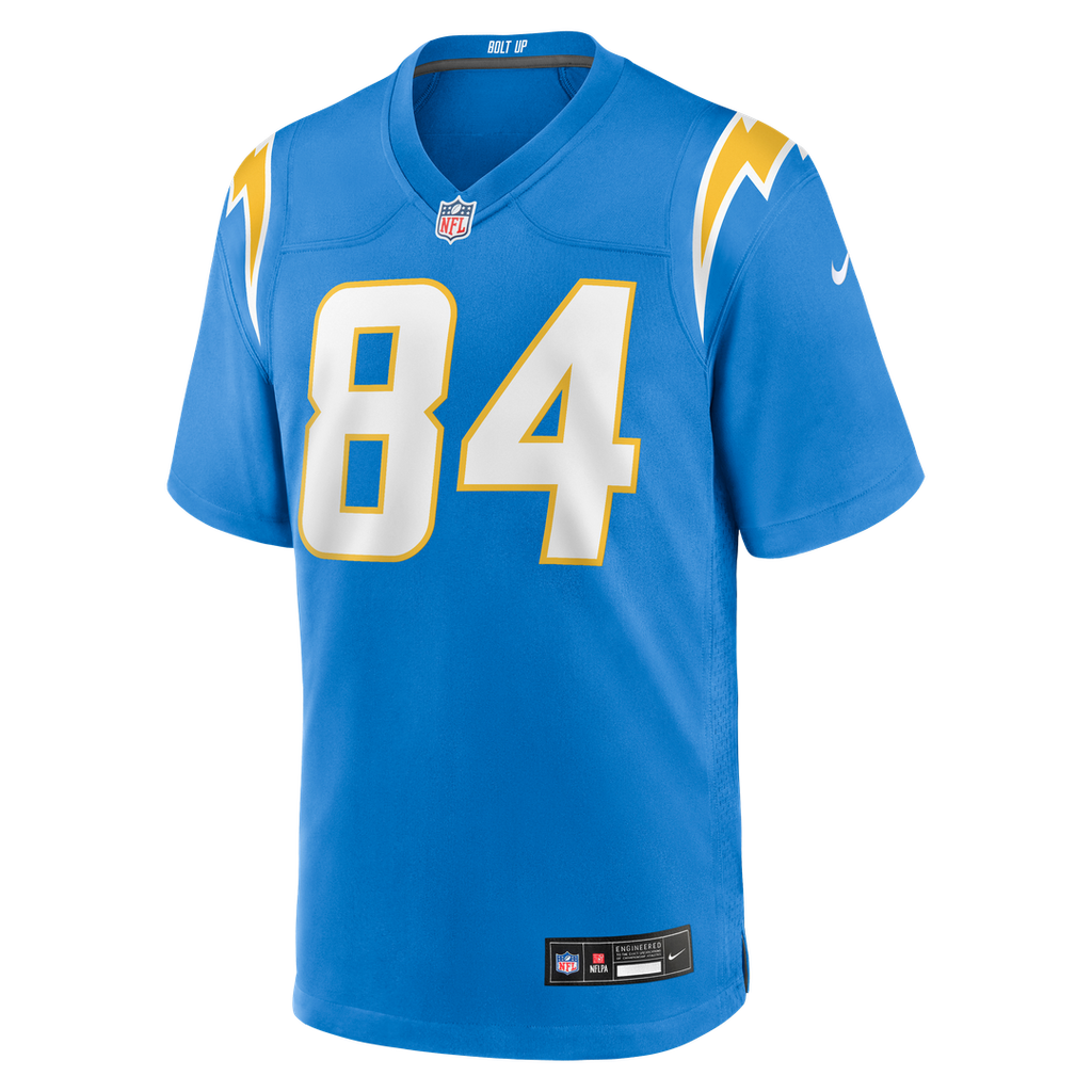 KeAndre Lambert-Smith Los Angeles Chargers Nike Team Game Jersey -  Powder Blue