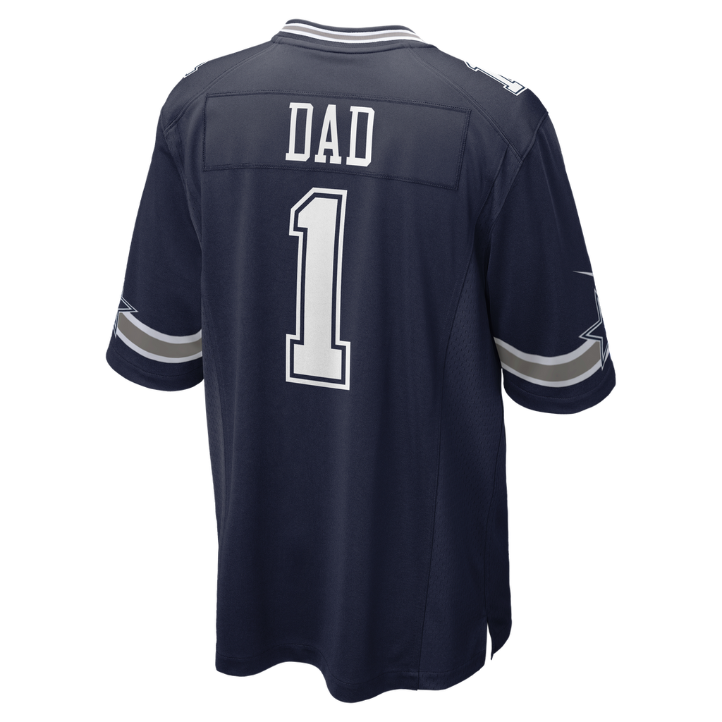 Number 1 Dad Dallas Cowboys Nike Game Jersey - Navy