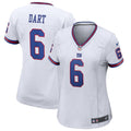Jaxson Dart New York Giants Nike Women's Alternate Vintage White Game Jersey -  White