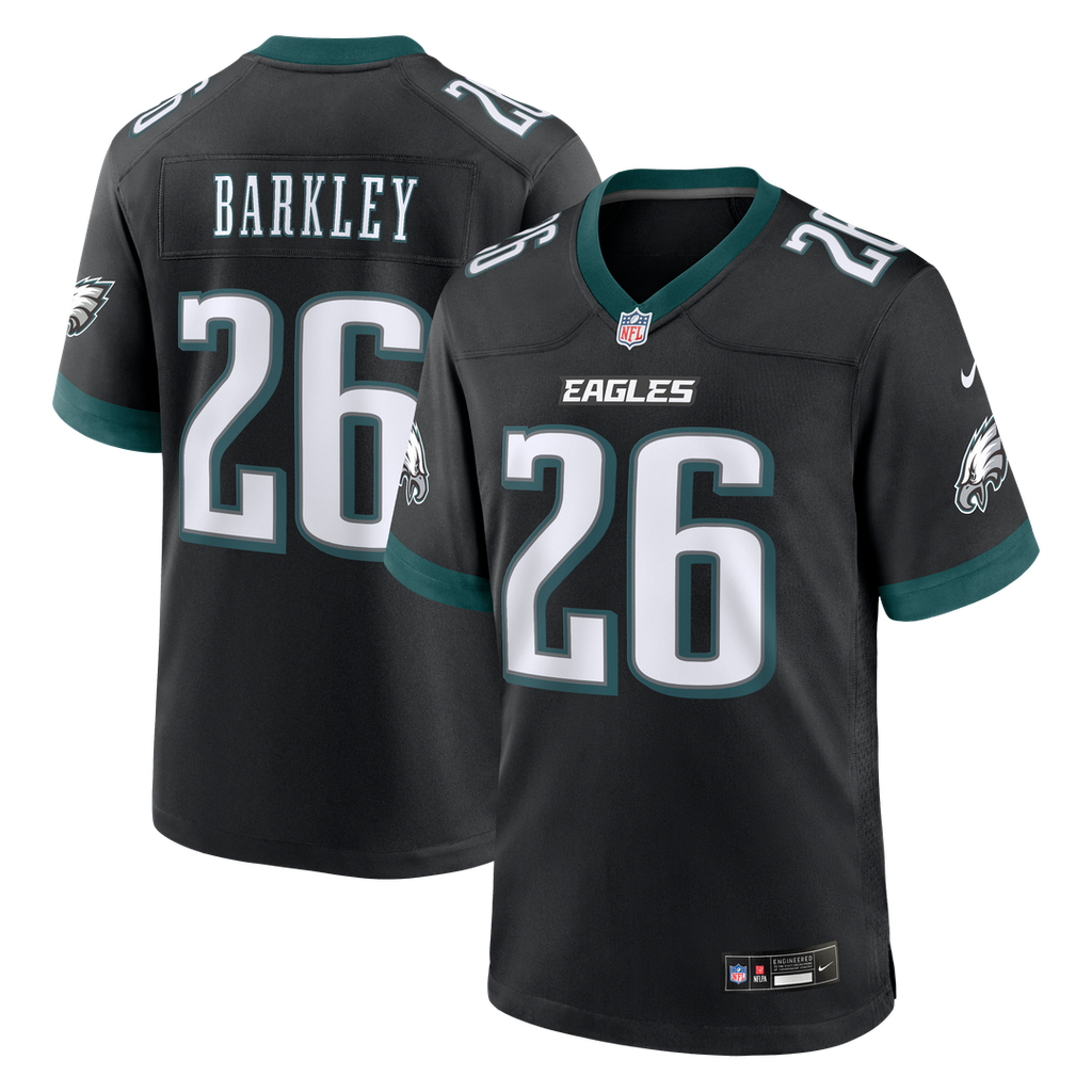 Saquon Barkley Philadelphia Eagles Nike Alternate Game Jersey -  Black
