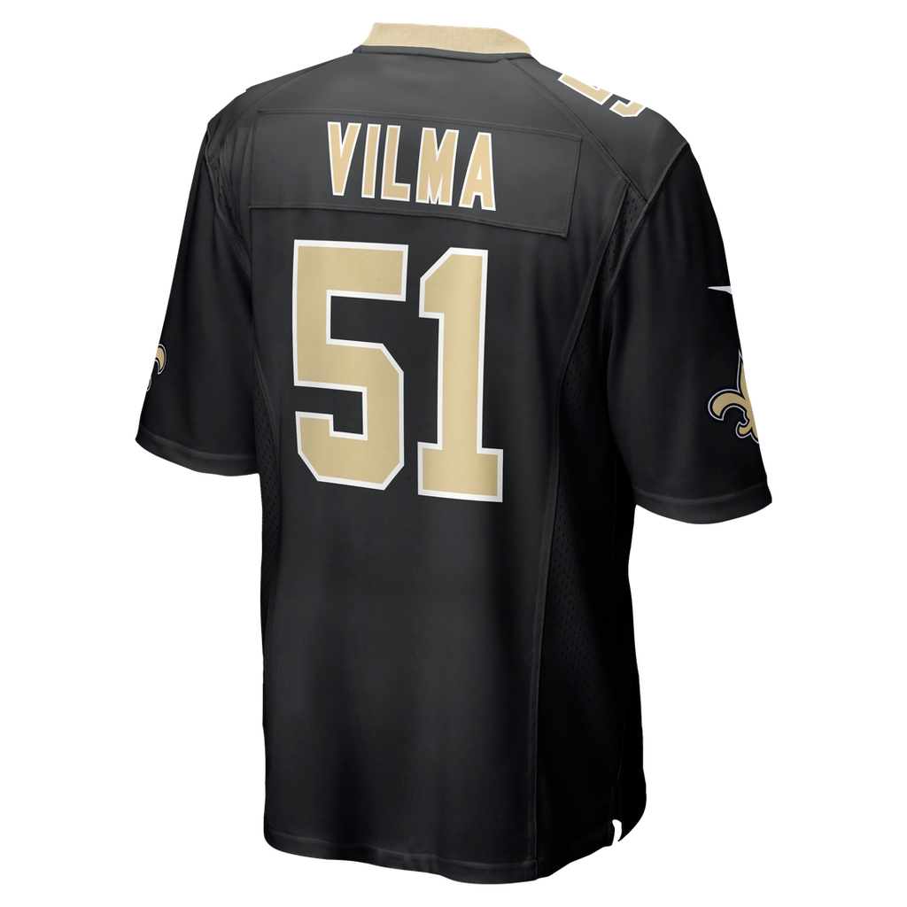 Jonathan Vilma New Orleans Saints Nike Game Retired Player Jersey - Black