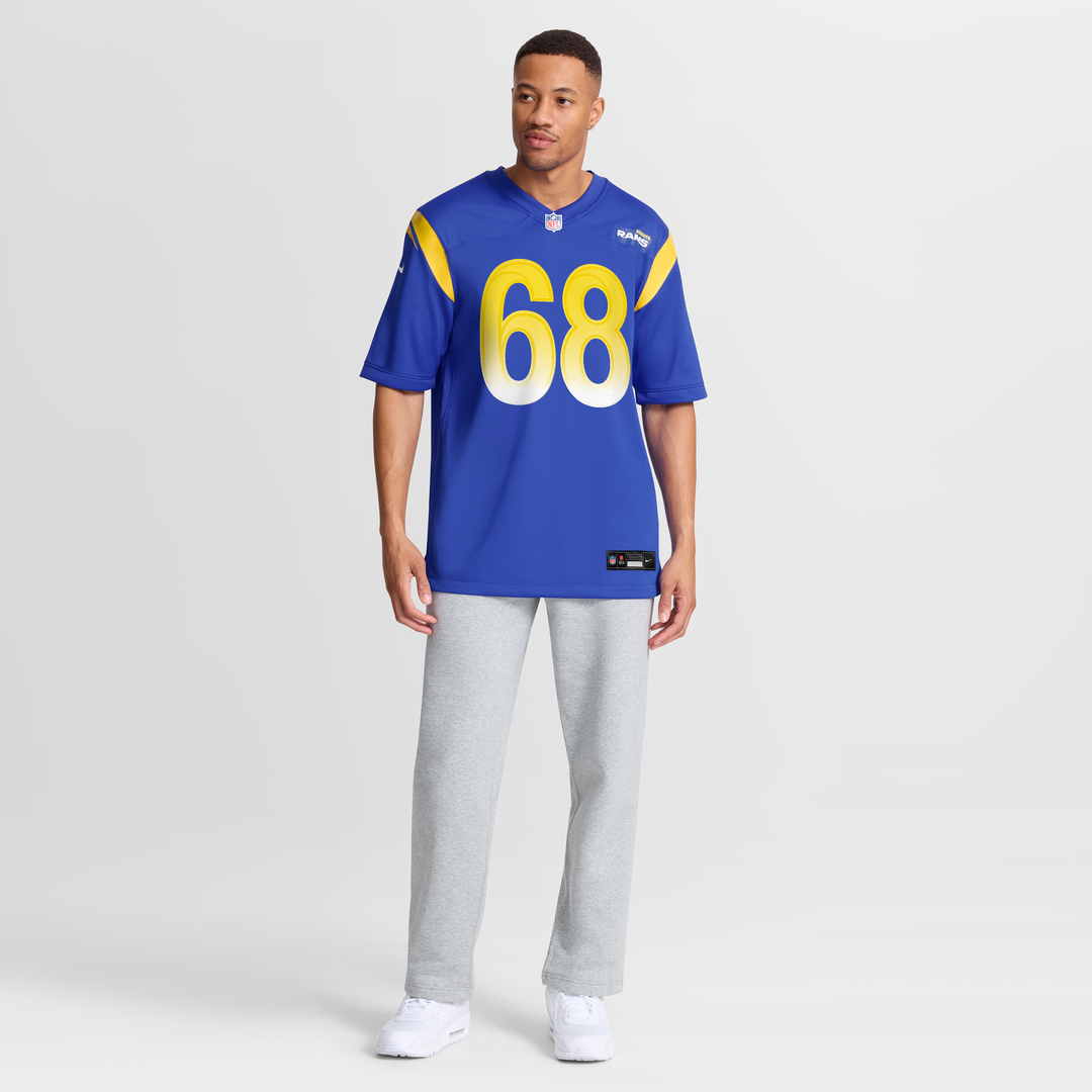 Mike McAllister Los Angeles Rams Nike Home Game Jersey - Royal