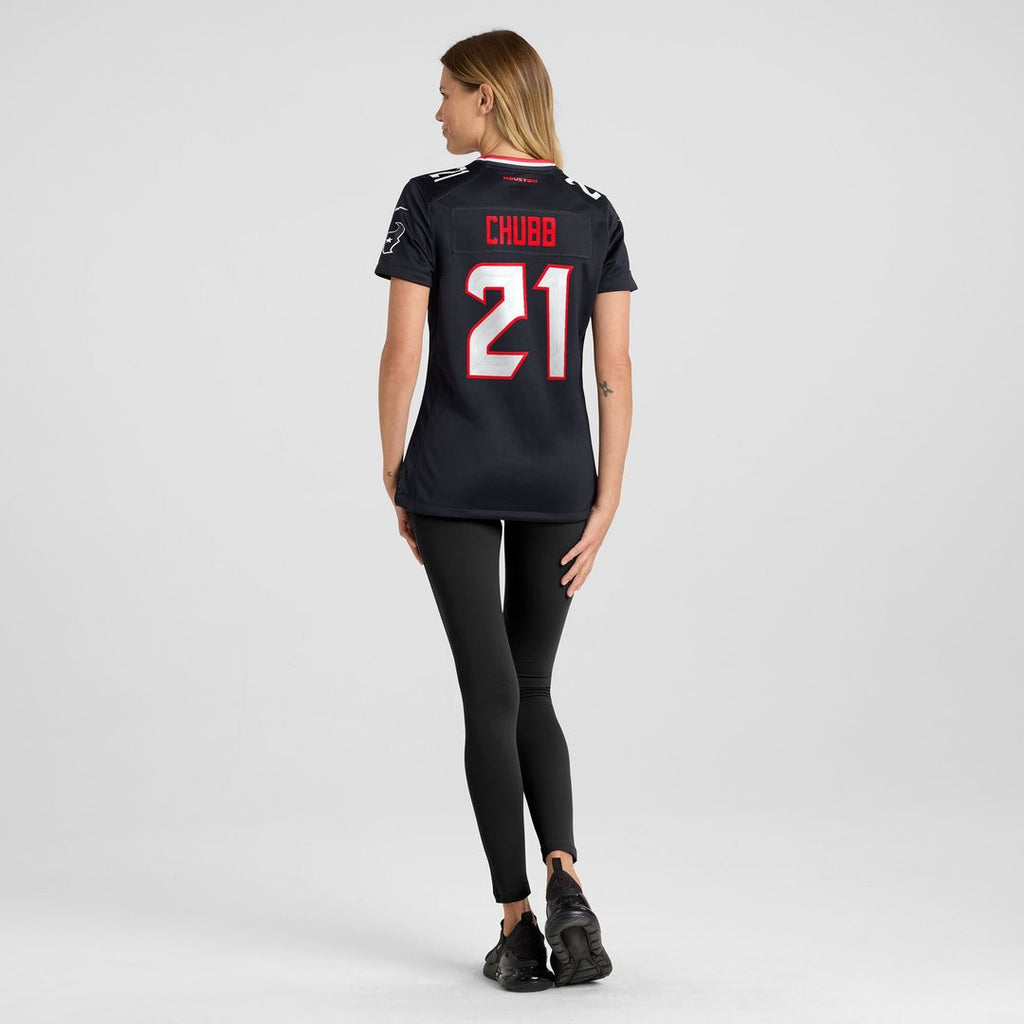 Nick Chubb Houston Texans Nike Women's Team Game Jersey -  Navy