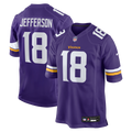 Justin Jefferson Minnesota Vikings Nike Game Jersey - Purple