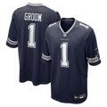 Number 1 Groom Dallas Cowboys Nike Game Jersey - Navy