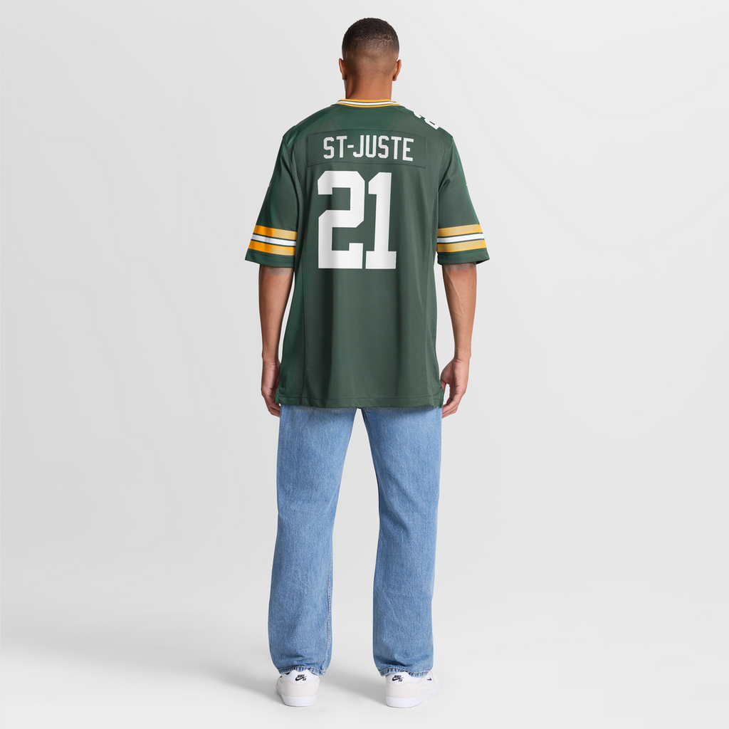 Benjamin St-Juste Green Bay Packers Nike Team Game Jersey -  Green