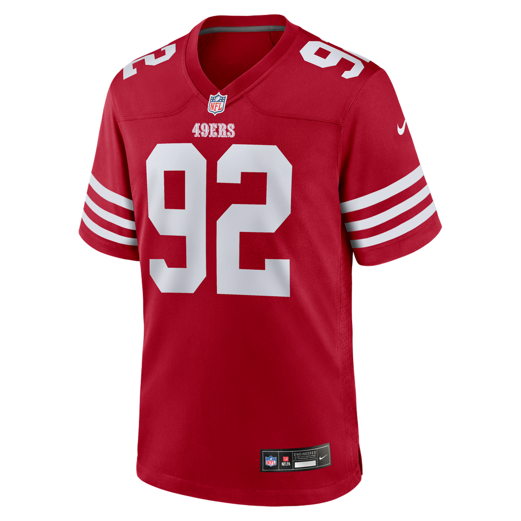 Osa Odighizuwa San Francisco 49ers Nike Team Game Jersey -  Scarlet