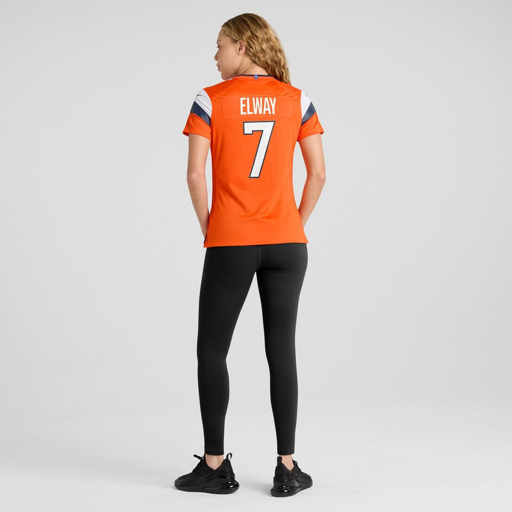 John Elway Denver Broncos Nike Women's Team Retired Player Game Jersey - Orange