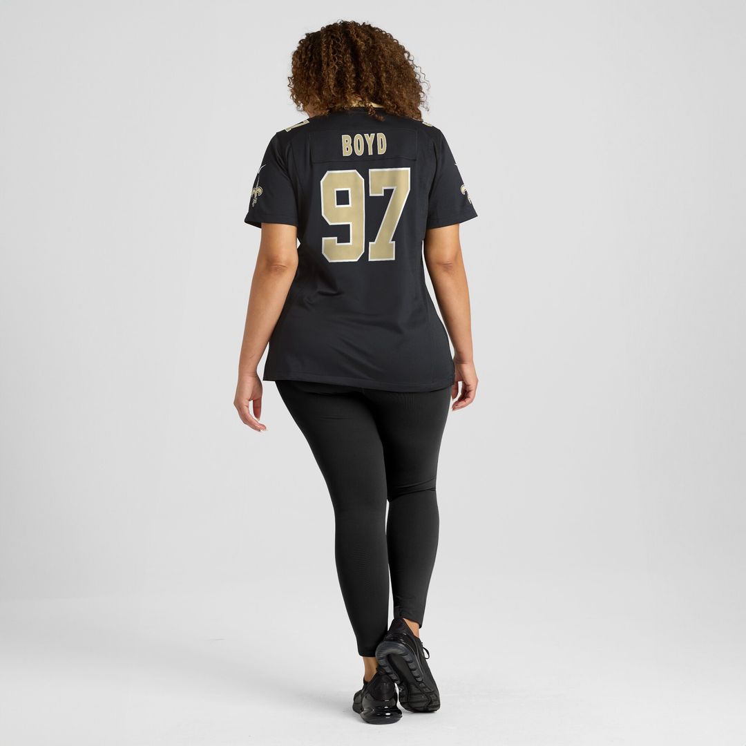 Khristian Boyd New Orleans Saints Nike Women's  Game Jersey -  Black