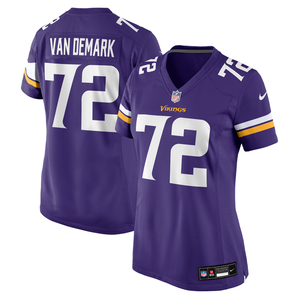 Ryan Van Demark Minnesota Vikings Nike Women's Team Game Jersey -  Purple