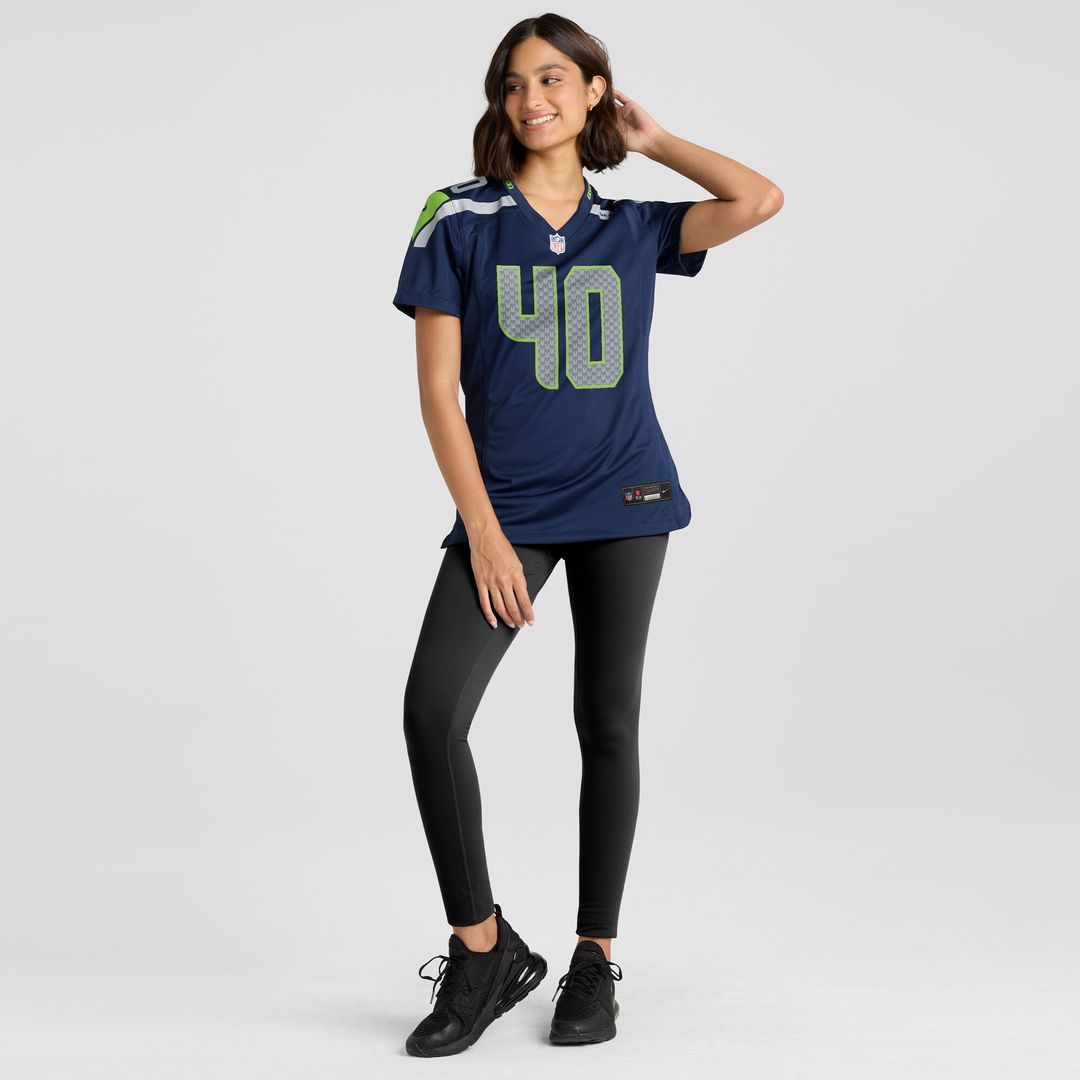 Robbie Ouzts Seattle Seahawks Nike Women's Team Game Jersey -  College Navy