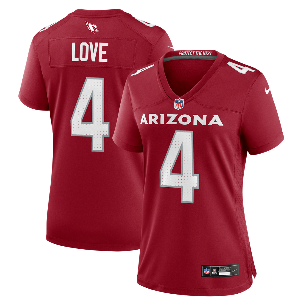 Jeremiyah Love Arizona Cardinals Nike Women's Game Jersey - Cardinal