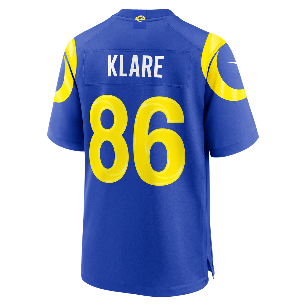 Max Klare Los Angeles Rams Nike Team Game Jersey - Royal