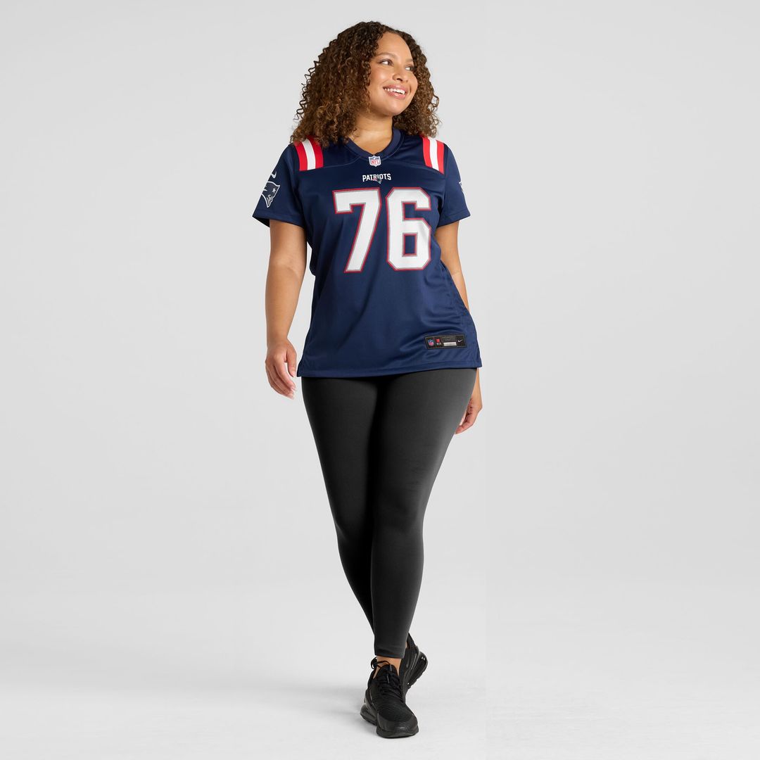 Morgan Moses New England Patriots Nike Women's Team Game Jersey -  Navy