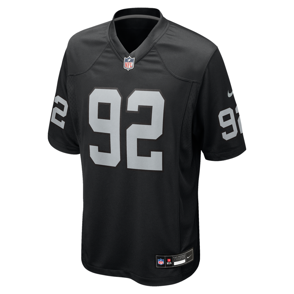 Richard Seymour Las Vegas Raiders Nike Retired Player Game Jersey - Black