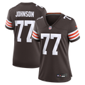Zion Johnson Cleveland Browns Nike Women's Team Game Jersey -  Brown