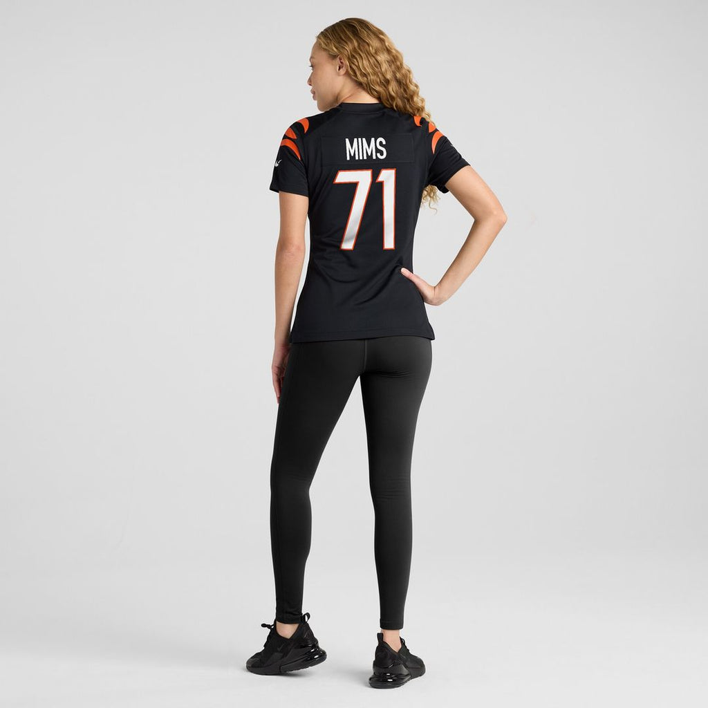Amarius Mims Cincinnati Bengals Nike Women's Game Jersey -  Black