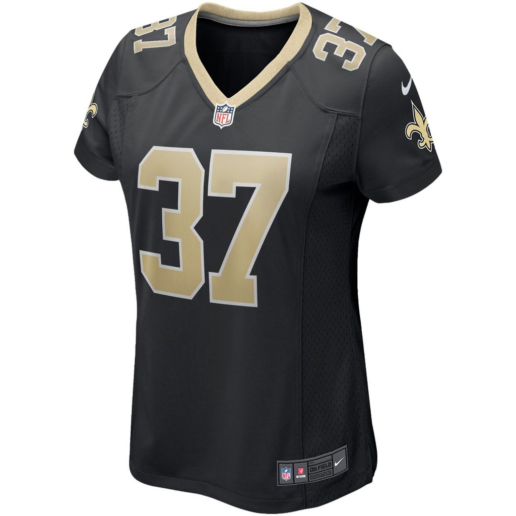 Steve Gleason New Orleans Saints Nike Women's Game Retired Player Jersey - Black